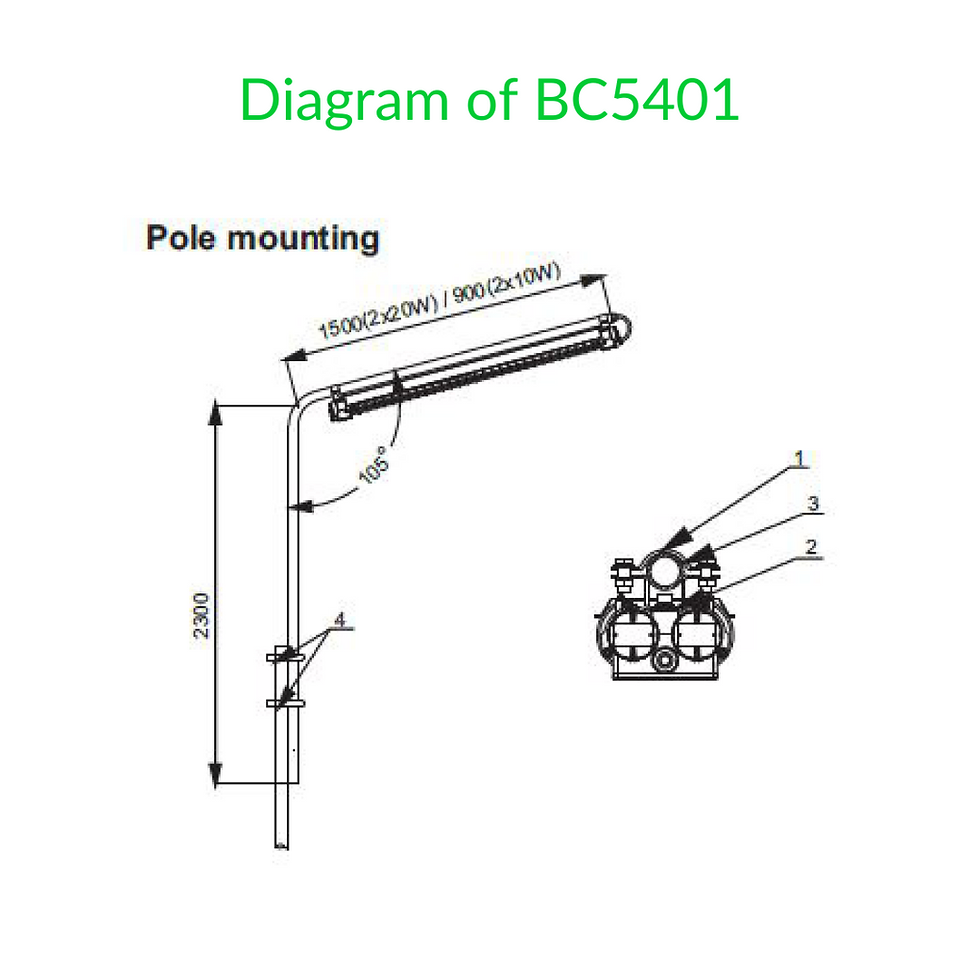 Thumbnail: BC5401 LED Light T8 (With Emergency Option)