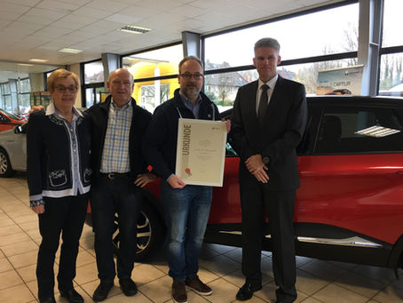 Ehrung 45 Jahre Renault Vertragspartner