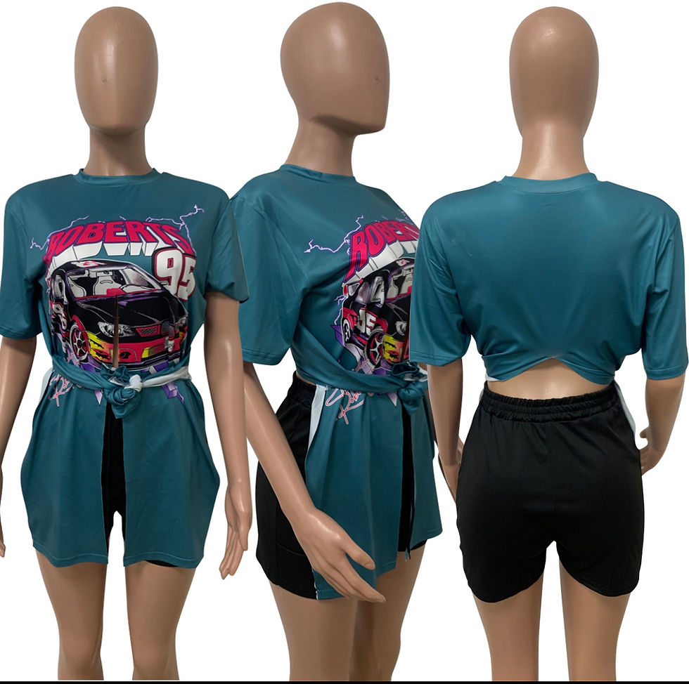 Thumbnail: Diy Cut Out Fashion Print T-shirt