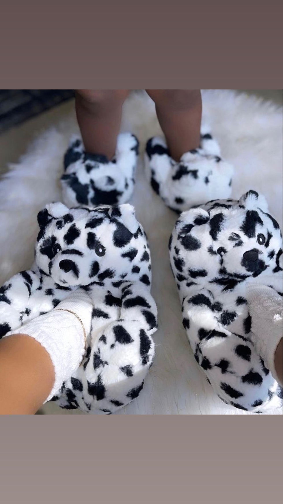 Thumbnail: Kids Teddy Bear Slippers