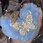 Thumbnail: Fluffy Heart Butterfly Keychain