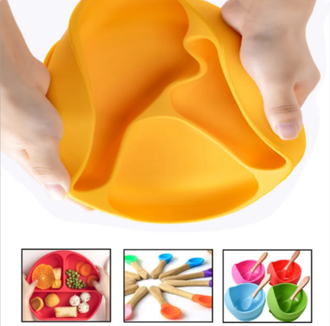 Thumbnail: Children’s Silicone Feeding Set