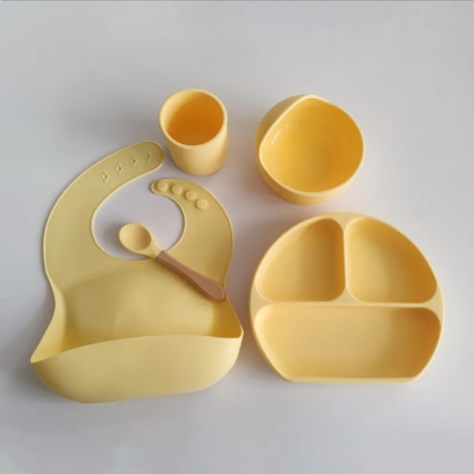 Thumbnail: Children’s Silicone Feeding Set