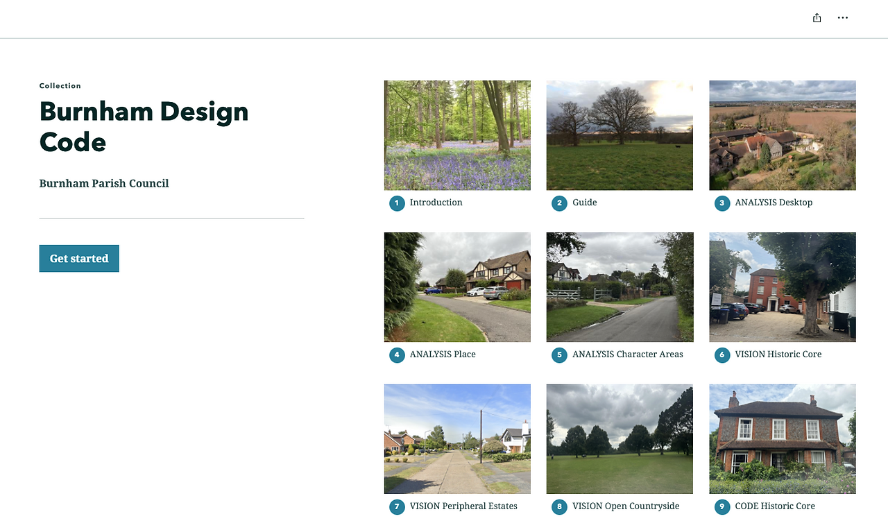 Burnham Digital Design Code homepage