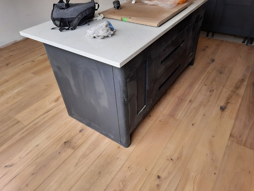 Floor is down...and we're engaged!