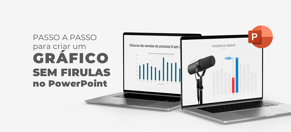 Passo a passo para criar um gráfico sem firulas no PowerPoint
