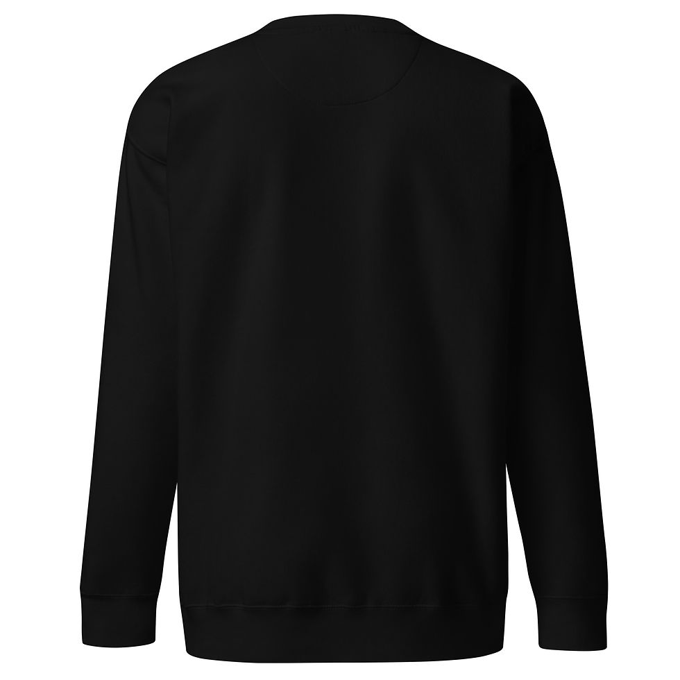 Pikkukuva: ZM unisex Premium collegepusero, Tumma logo