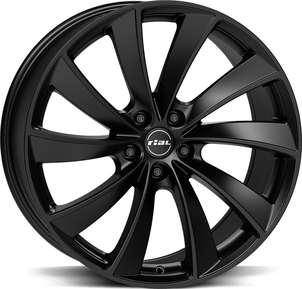 Rial Lugano / Tesla Racing Black 9.5x20 5/114.3 ET37 CB64.2 60°