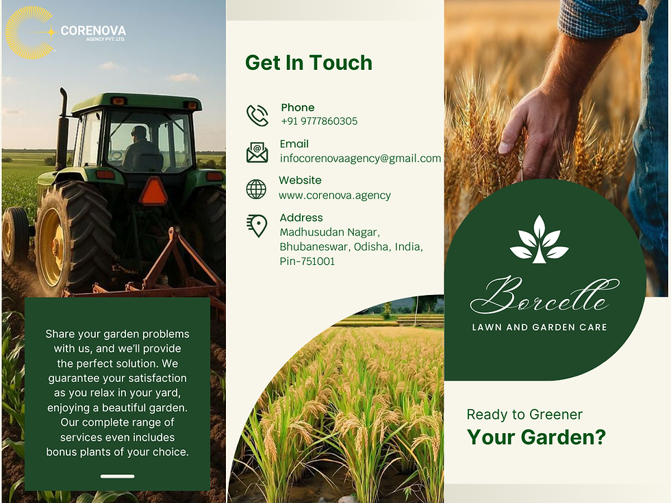Agriculture services in Odisha using precision agriculture technology by Corenova Agency