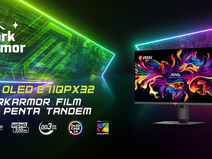 MSI präsentiert den MAG OLED 271QPX32: Weltweit erster 27"-WQHD-Gaming-Monitor mit 5-Layer-QD-OLED-Penta-Tandem™-Technologie von Samsung Display