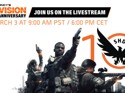 10 Jahre The Division - Jubiläums-Stream am 3. März