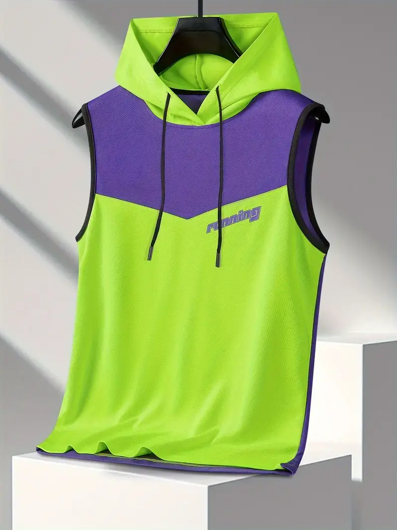 Thumbnail: Hooded Tank Top, Summer and Outdoors Sports Vest