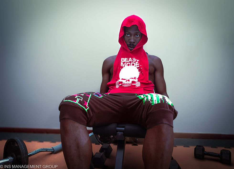 Thumbnail: SKULL BEAST MODE Sleeveless Hooded tank tops