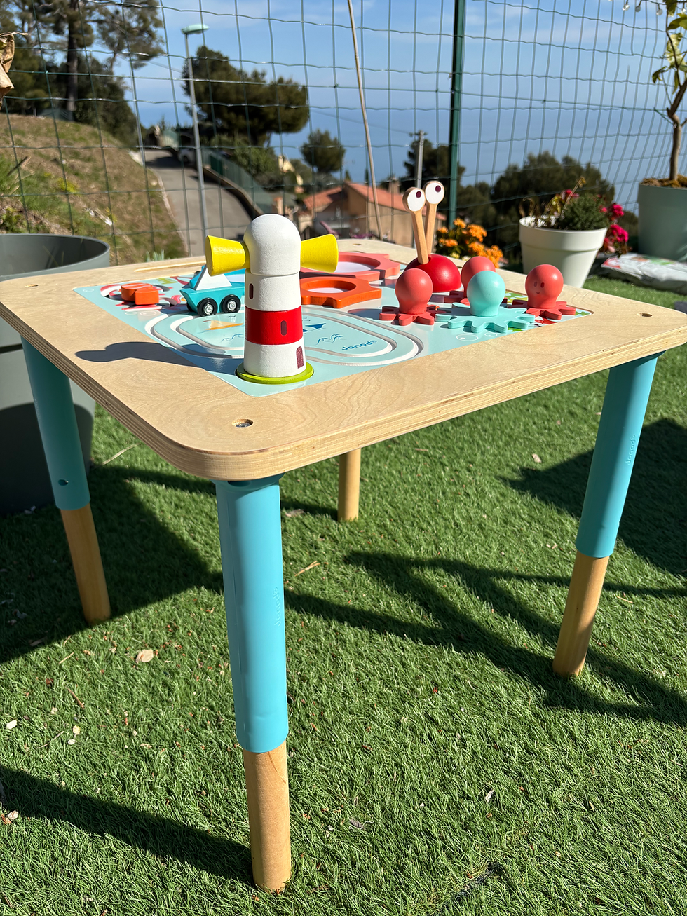 Thumbnail: Janod Ocean Wooden Activity Table.