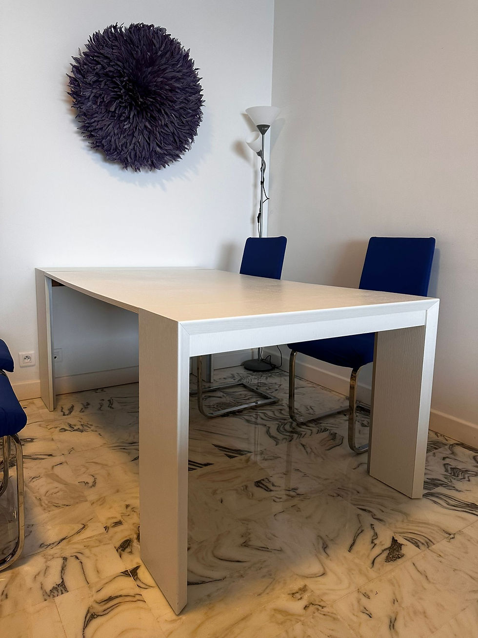 Thumbnail: Dining table (expandable to seat 8) with option of 4 chairs.