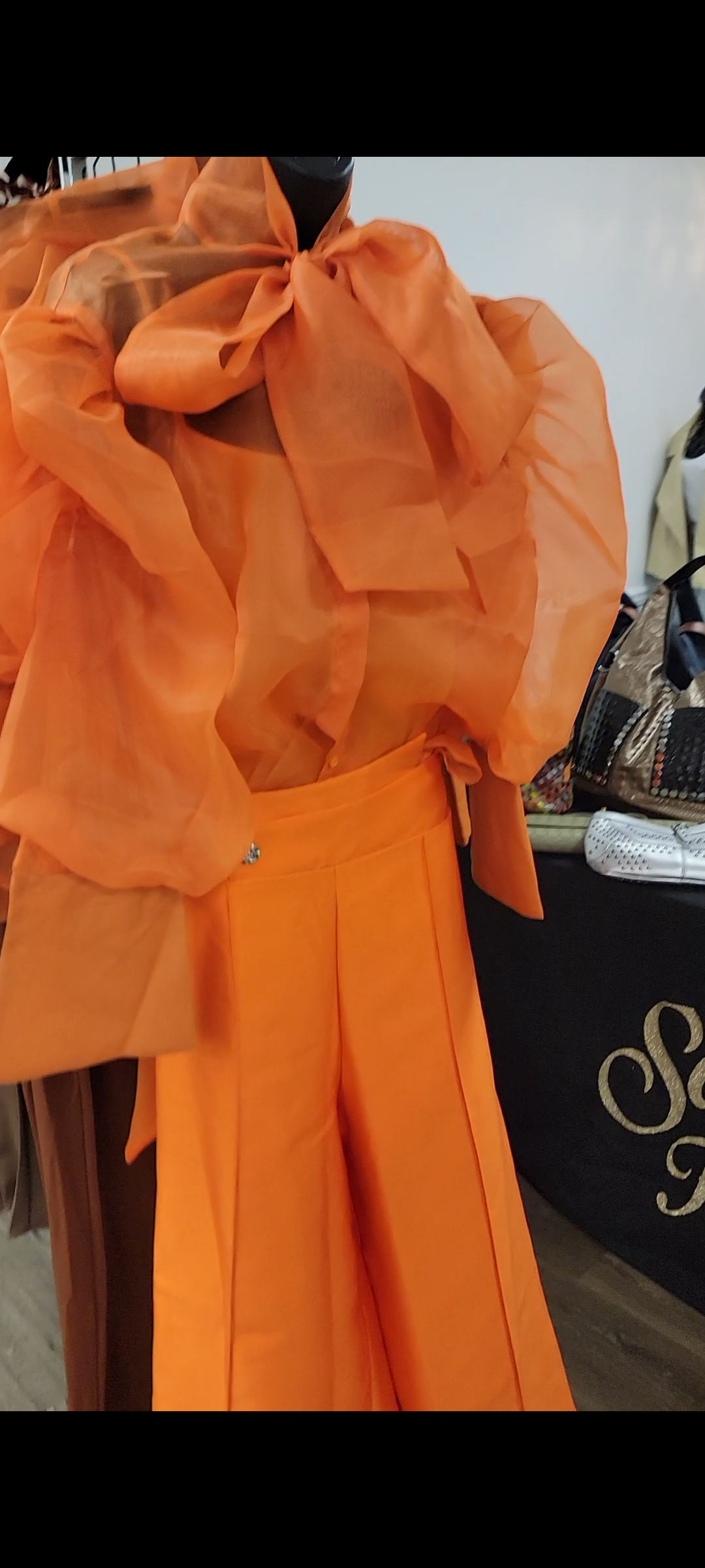 Outstanding Orange Two Piece Set 