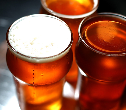 A selection of local ales at The Egremont