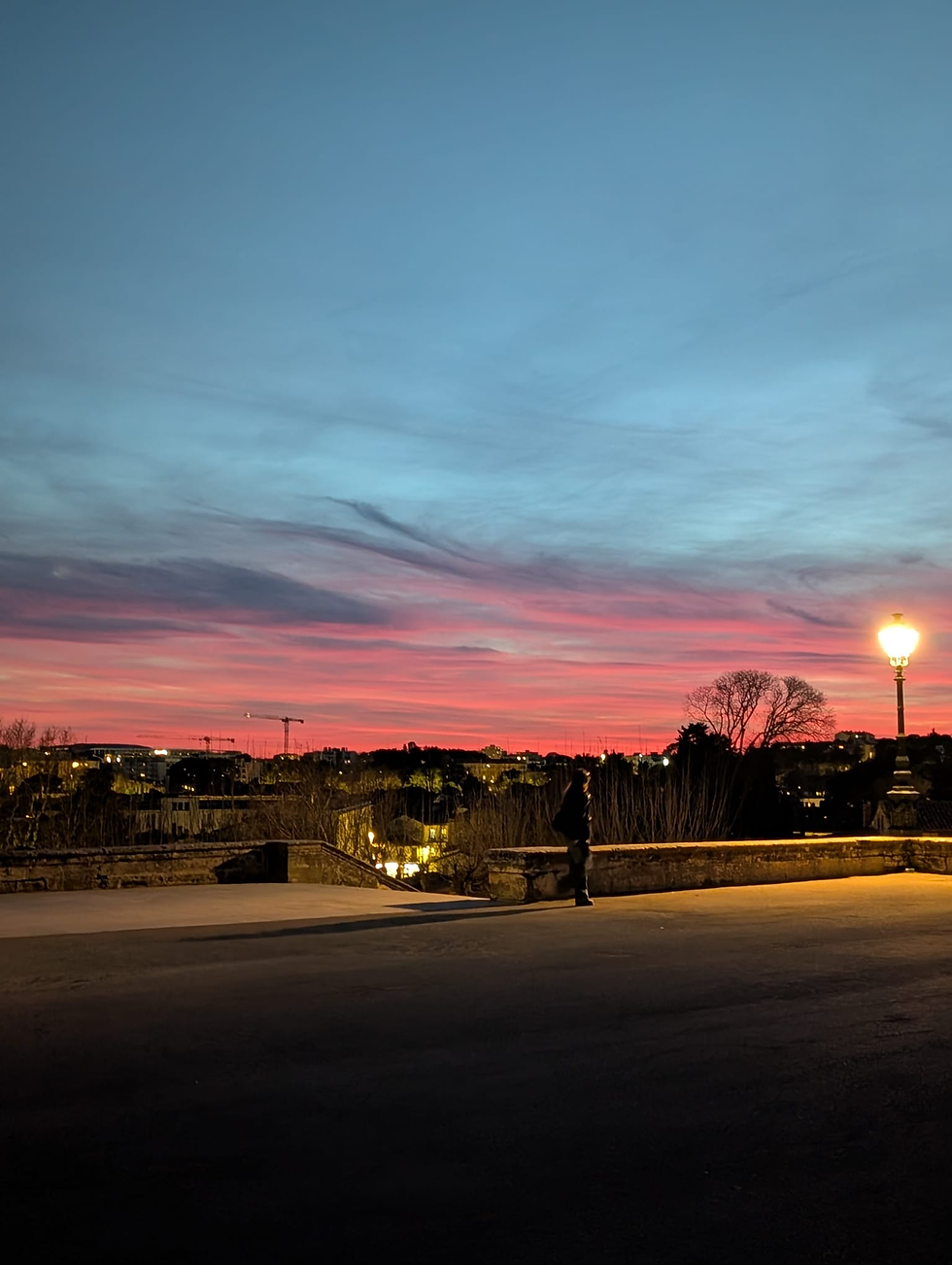 Keine Laternen, aber trotzdem schöne Farbe