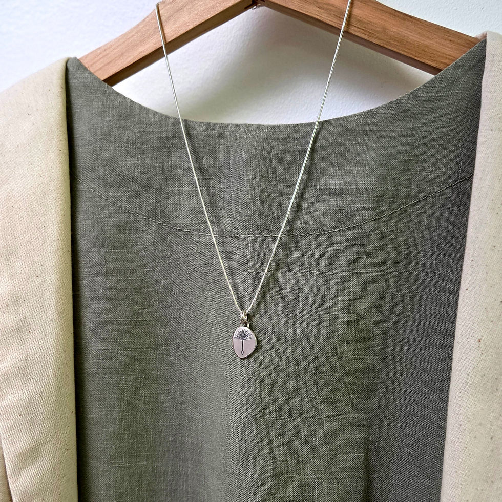 Thumbnail: solid silver necklace for work