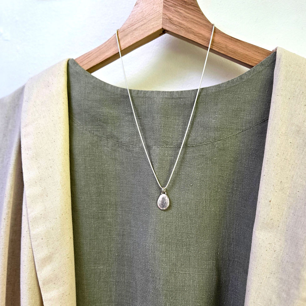 everyday necklace inspired by nature