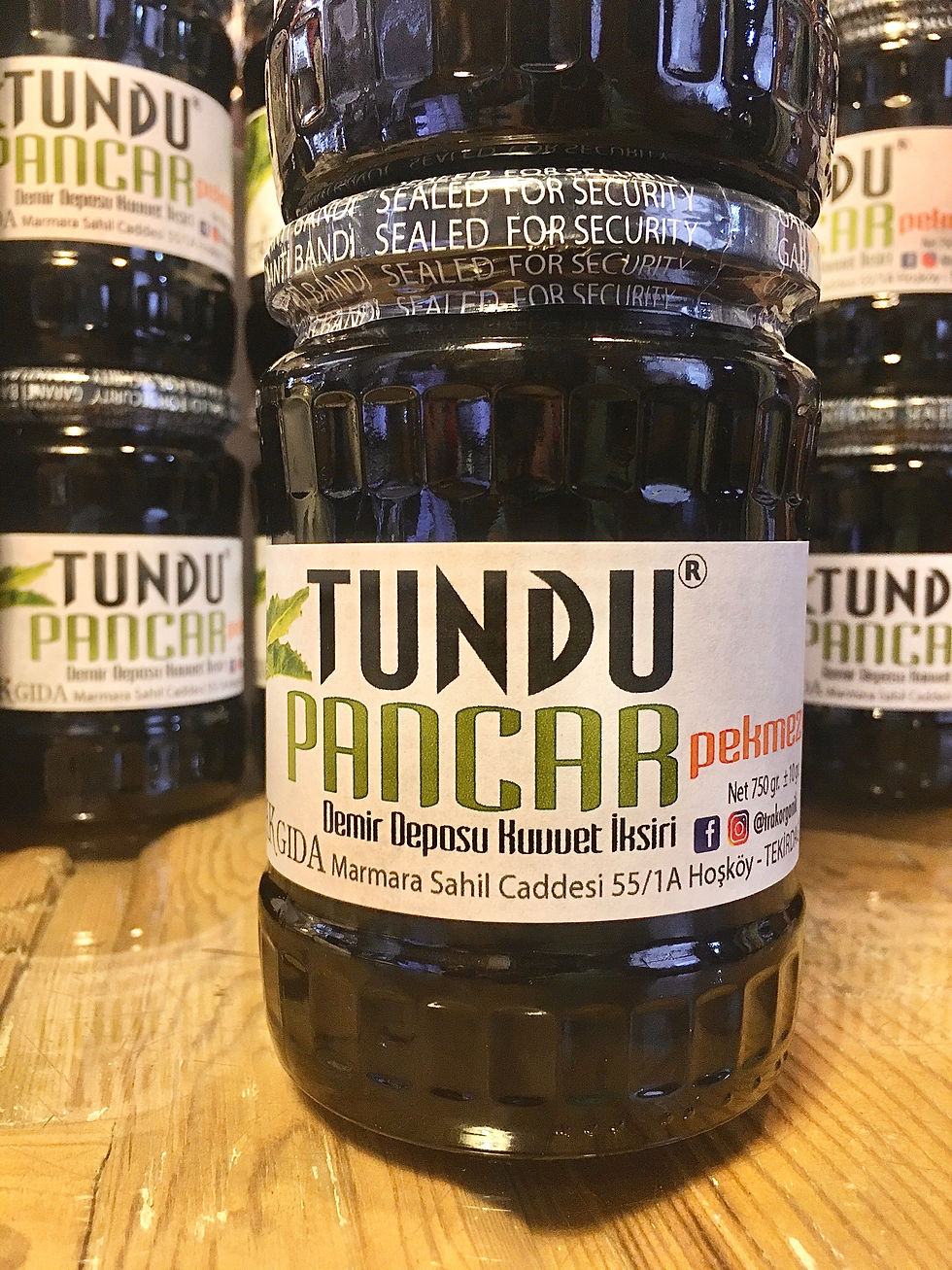 Küçük resim: Süper kıvamlı Demir deposu kuvvet iksiri pancar pekmezi net 750 gr