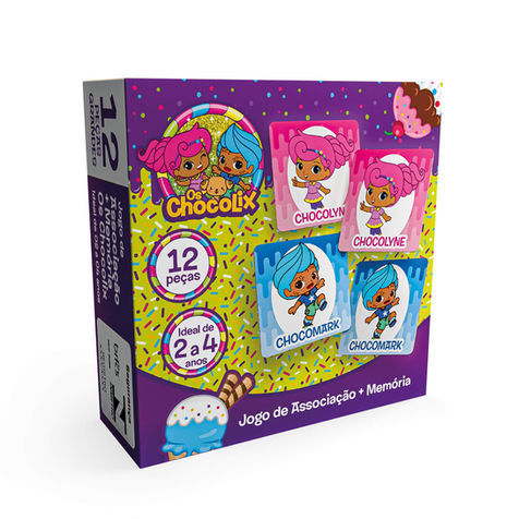 Jogo de Associação + Memória - Chocolix