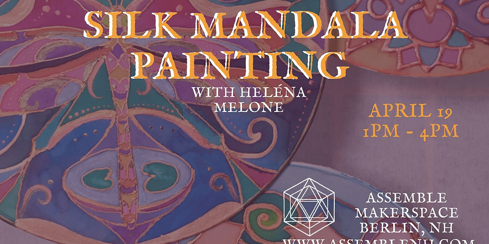 Silk Mandala Painting