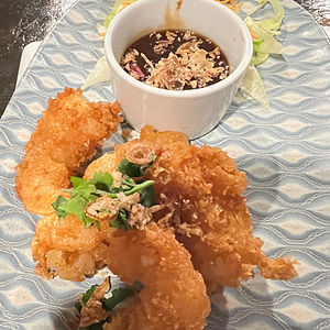 Crispy Prawns with Tamarind Sauce