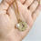 Thumbnail: Sea Urchin Charm with Dangle Pearl Necklace