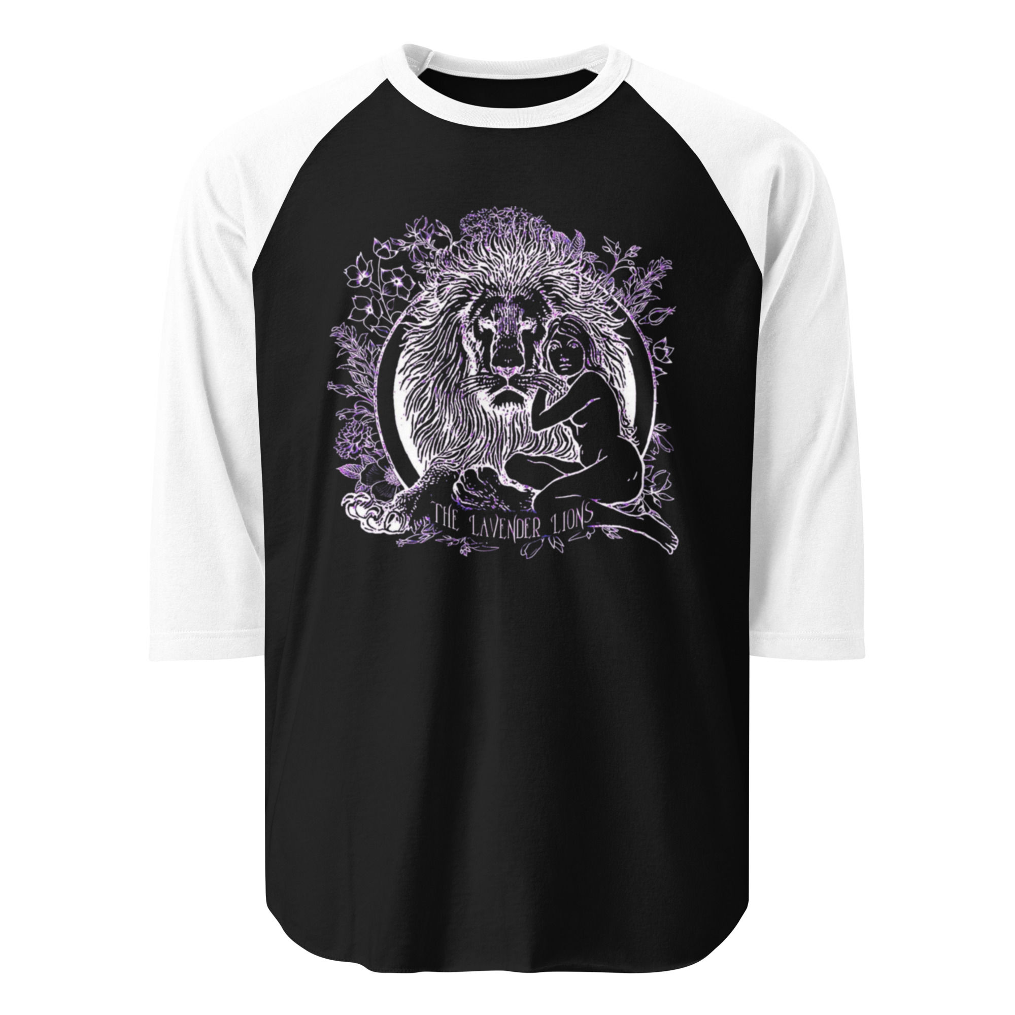 OG Lavender Lions 3/4 Tee 