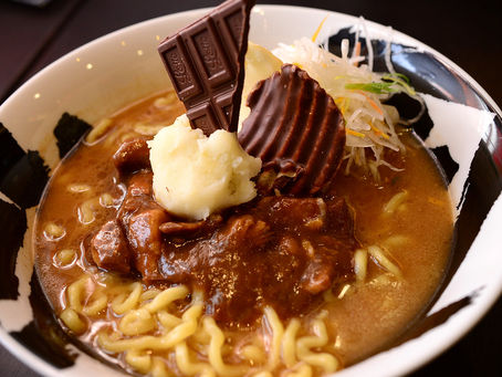 【情人節限定 × 巧克力拉麵 × 沙茶辣油 × 牛肉 × 餃子】秋葉原「麵屋武藏 巌虎」體驗:湯濃味重 × 麵條掛湯力強 × 配料創意十足