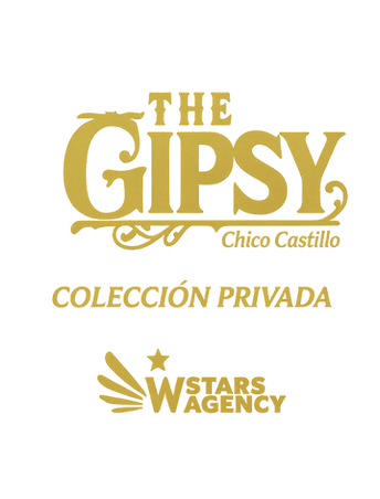 Logotipo oficial dorado de The Gipsy Wine, marca de vinos españoles premium creada por WStars Agency y Bodegas Pinord.