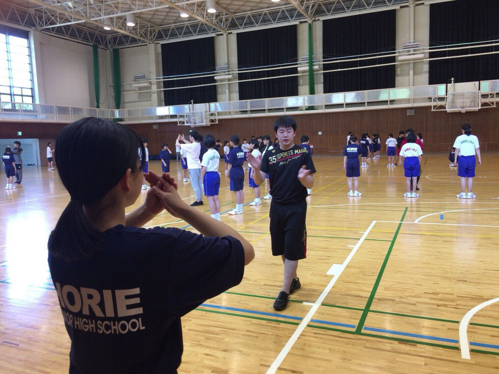大阪市立堀江中学校吹奏楽部の練習を行いました！