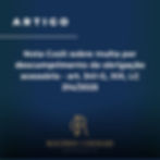 Nota Cosit sobre multa por descumprimento de obrigação acessória - art. 341-G, XIX, LC 214/2025