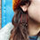 Thumbnail: INGWAZ Rune Talisman Earrings Amber