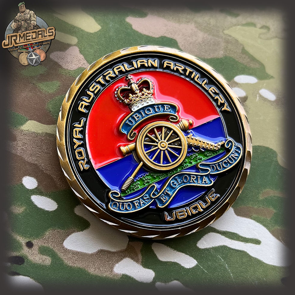 Thumbnail: Royal Australian Artillery Challenge Coin