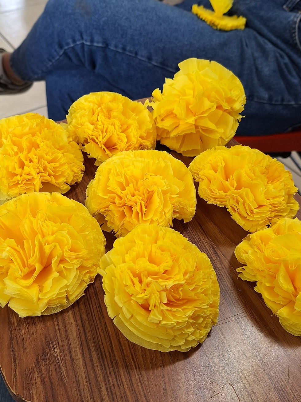 Flores de papel