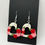 Thumbnail: Heart Drop Flower Earrings