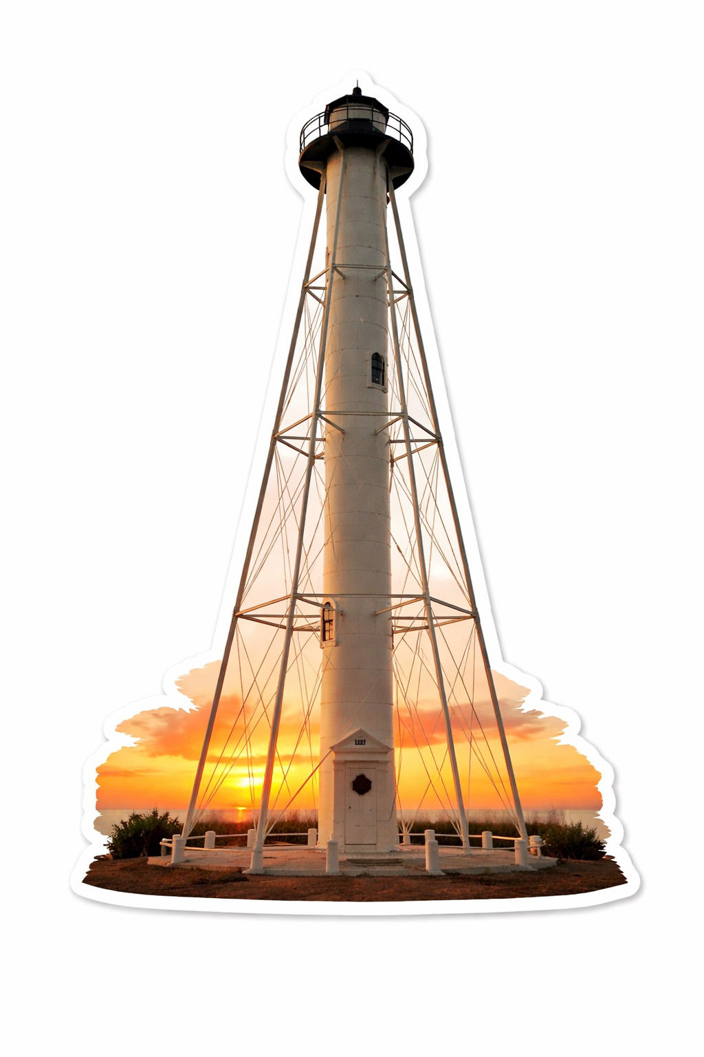 Boca Grande Florida Lighthouse Sticker