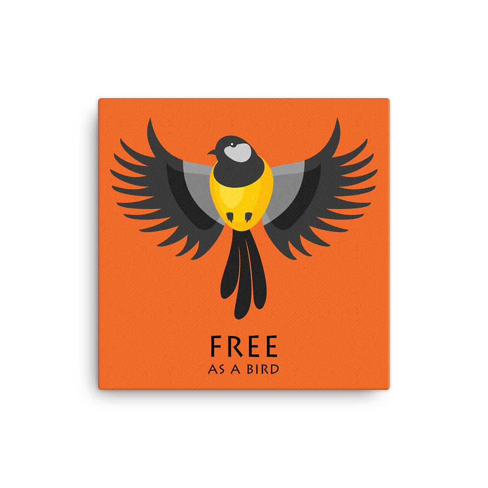 Free as a Bird - Canvas