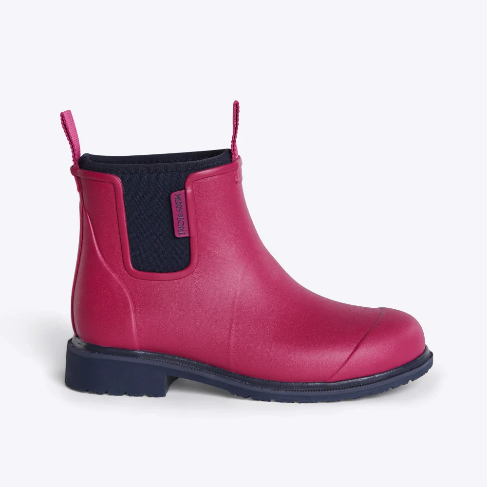 Magenta & Navy Merry People boots