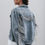 Thumbnail: Rhinestone Fringe Denim Jacket