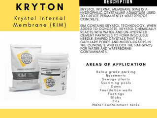 If you want to do it ONCE, do it with Krystol Internal Membrane (KIM)