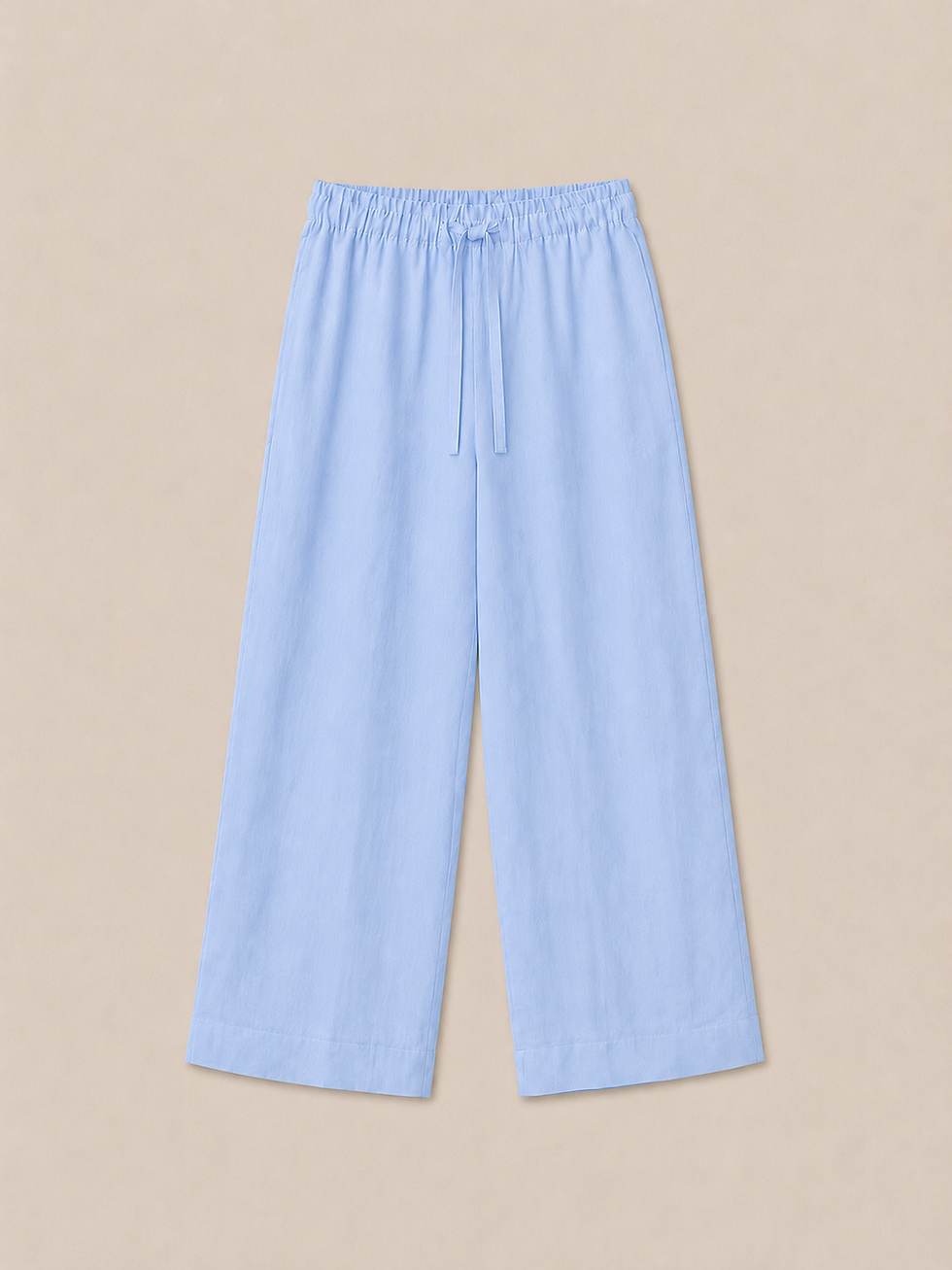 Thumbnail: Poplin Solid Light Blue Lounge Trousers