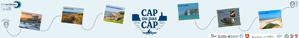 Logo randonnée en mer Cap ou pas Cap d'aviron dans le Pas-de-Calais