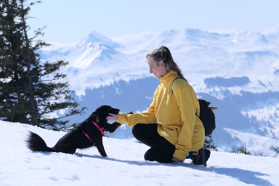 Vlada und Raya Hund