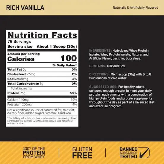 Thumbnail: Gold Standard Whey Isolate 5lb