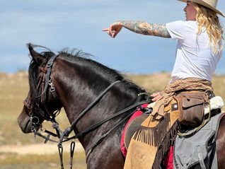 Horse rider in Morocco