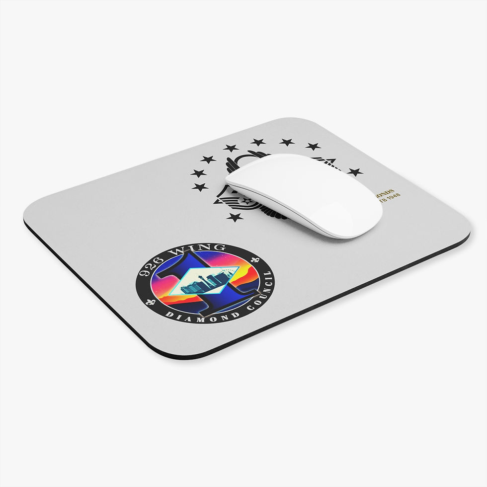 Thumbnail: 926 Wing Diamond Council Mouse Pad | AFRC Diamonds Military Emblem