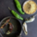 Spice & Yogurt Stuffed Dried Shishito Chilies